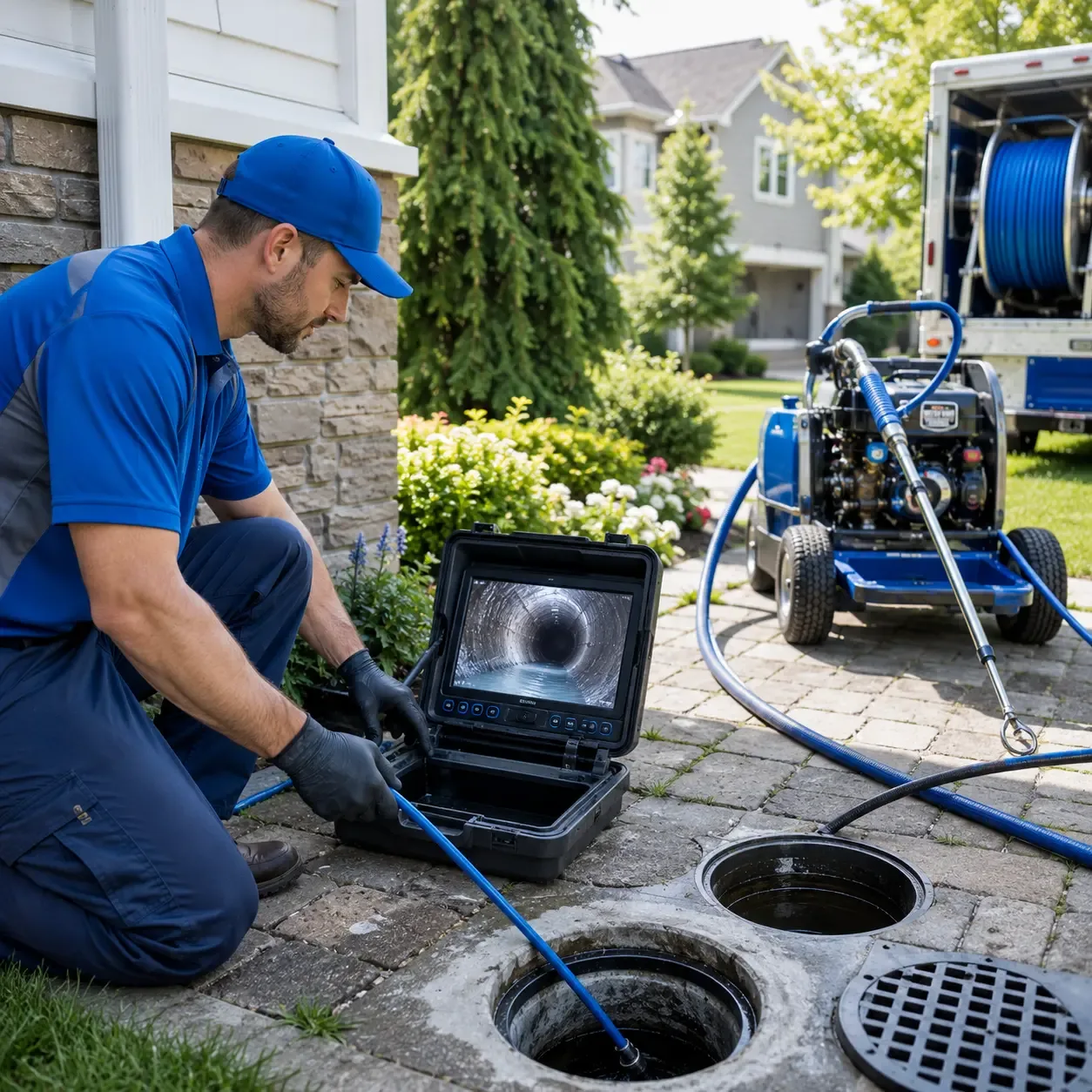 Outdoor drain cleaning professionals serving Merrittstown, PA